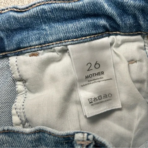 MOTHER The Hustler Roller Ankle Jeans in High On The Hog Size 26